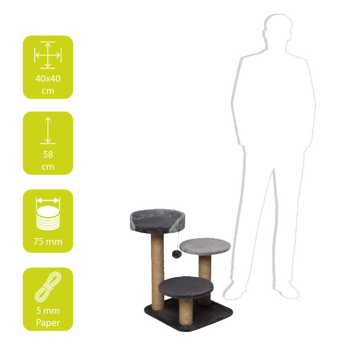 EBI Kratzbaum Trend Mulberry